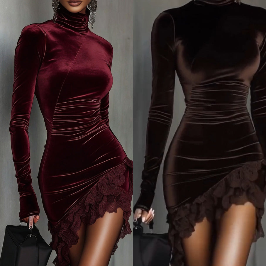 Brown + Red / 52 / 5XL