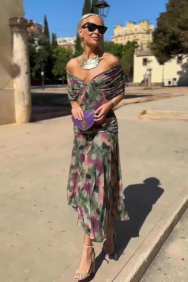 Floral Splendor / 3XL/US 16