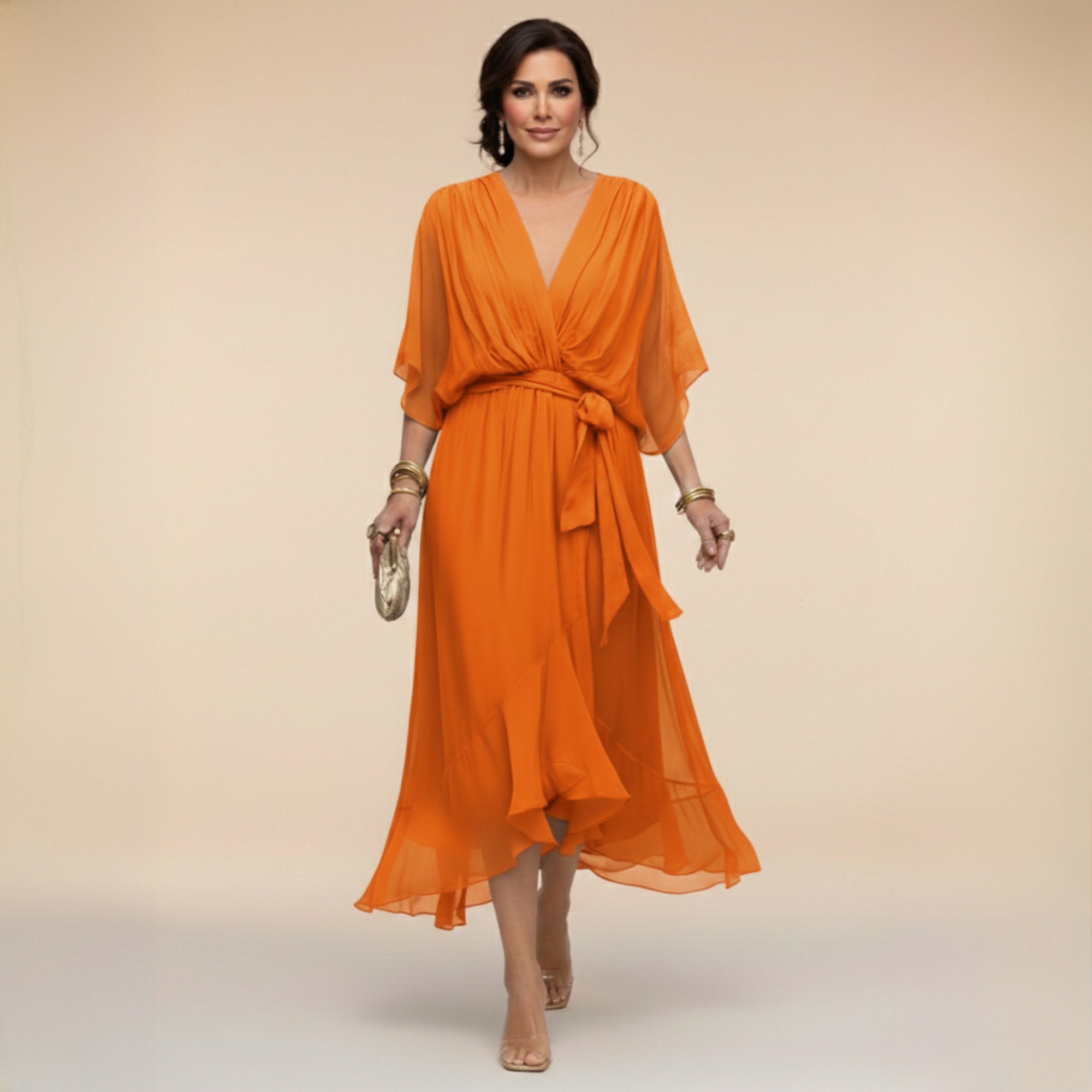 Orange / 4XL (US 18-20)