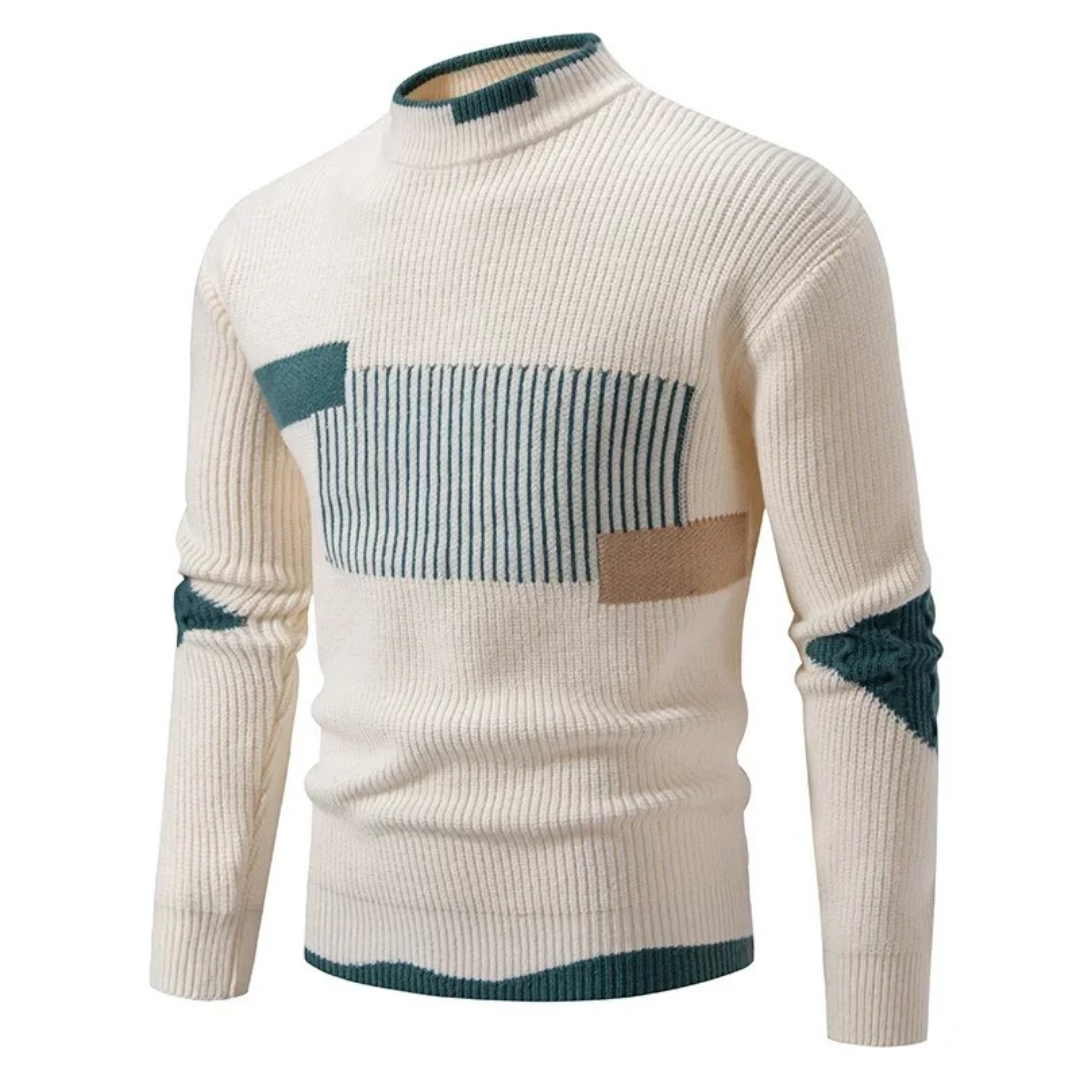 Beige Geometric / 4XL
